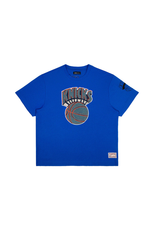 Purple Brand NY Knicks Mesh Tee Blue