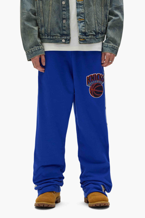 purple brand NY Knicks Snap Pants Blue