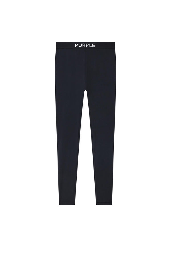 Purple Brand Nylon Legging Black