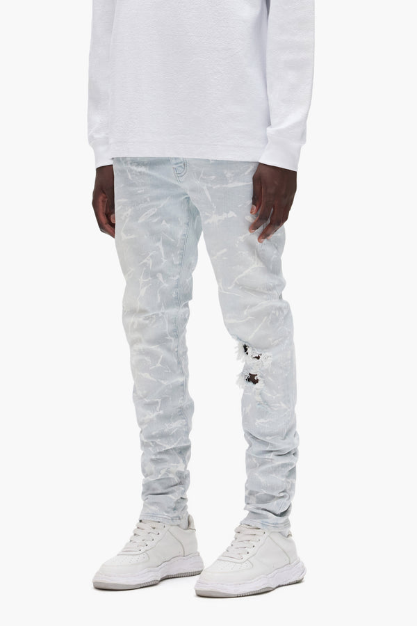 Purple Brand P001 Cracked White Light Indigo