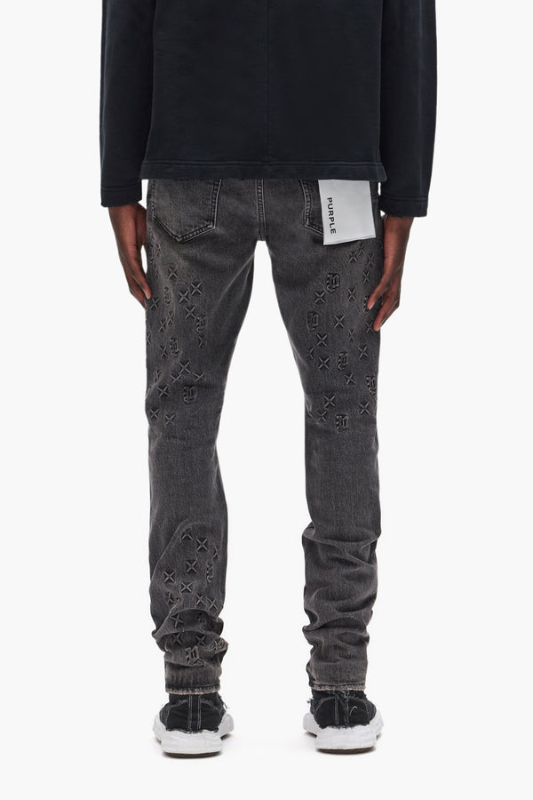 Purple Brand P001 Embossed Black