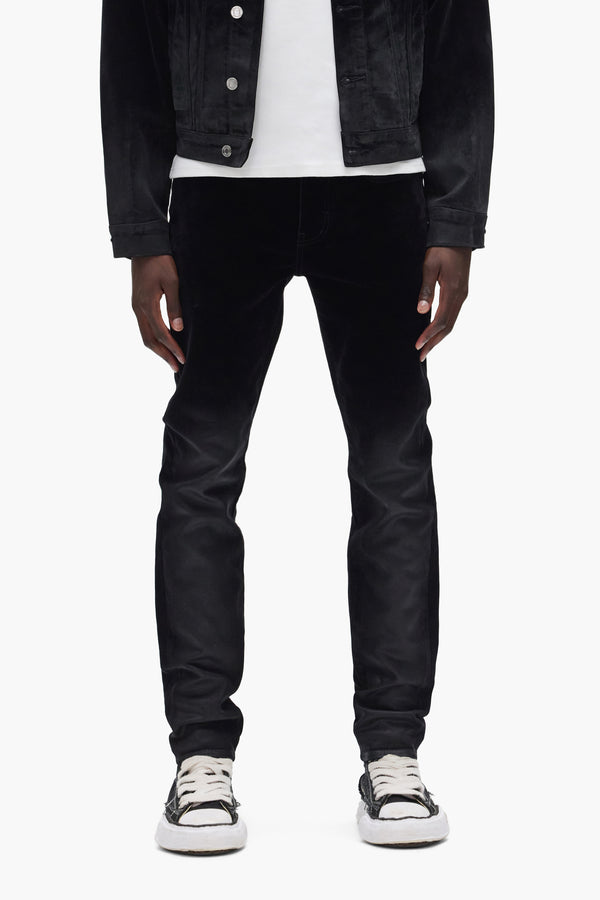 purple brand P001 Flock Dipped Black