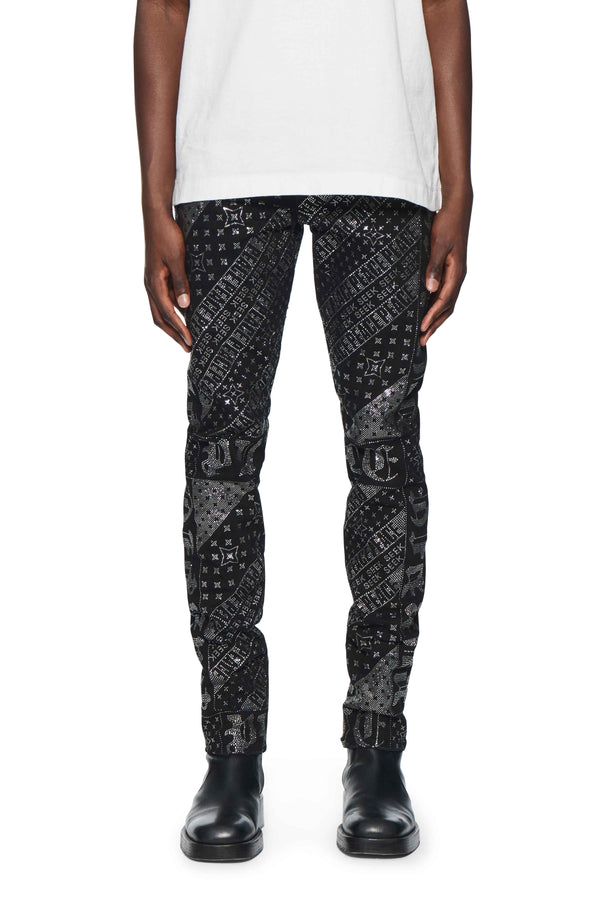 purple brand P001 Gothic Flag Hotfix Black