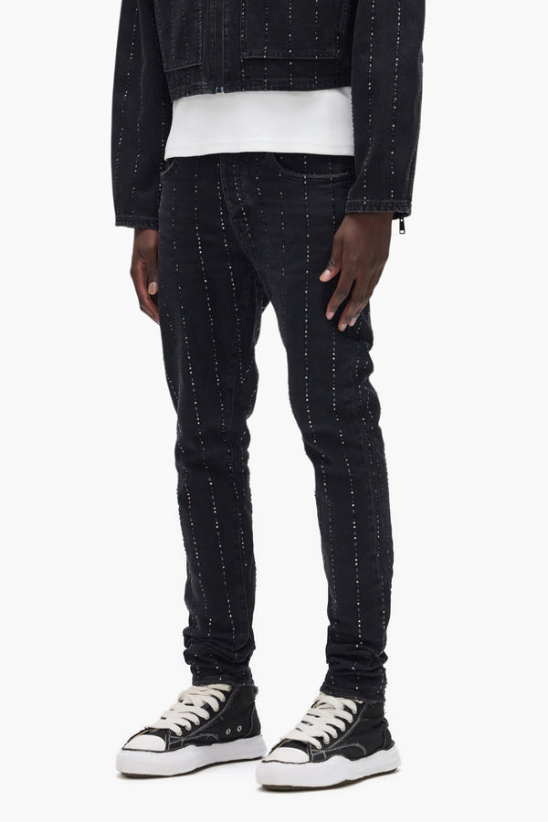 Purple Brand P001 Hotfix Pinstripe Black