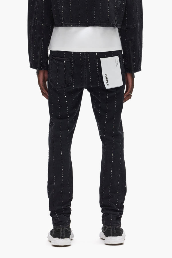 Purple Brand P001 Hotfix Pinstripe Black