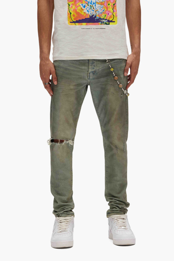 purple brand P001 Light Dirty Wax Light Indigo