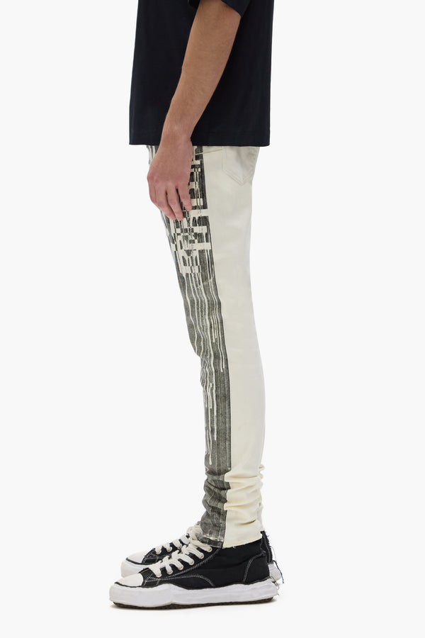 Purple Brand P001 Reverse Black Foil Off White