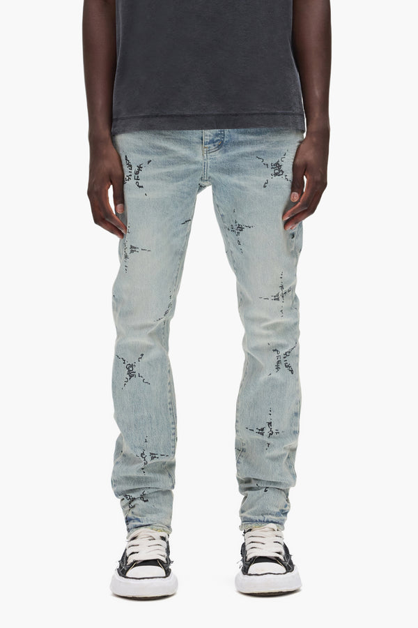 purple brand P001 Star Monogram Black