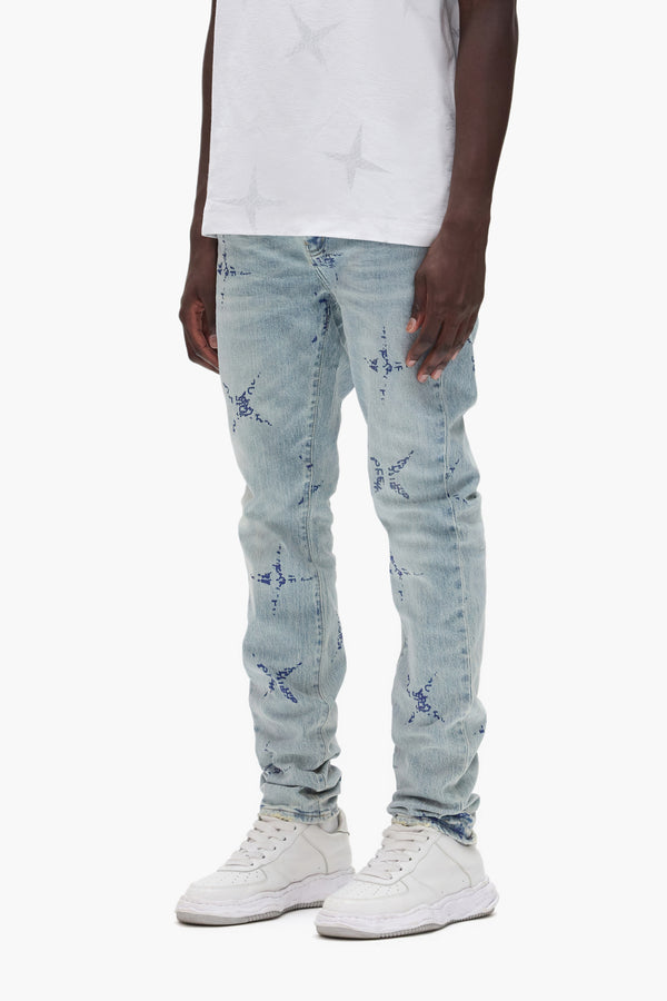 Purple Brand P001 Star Monogram Blue