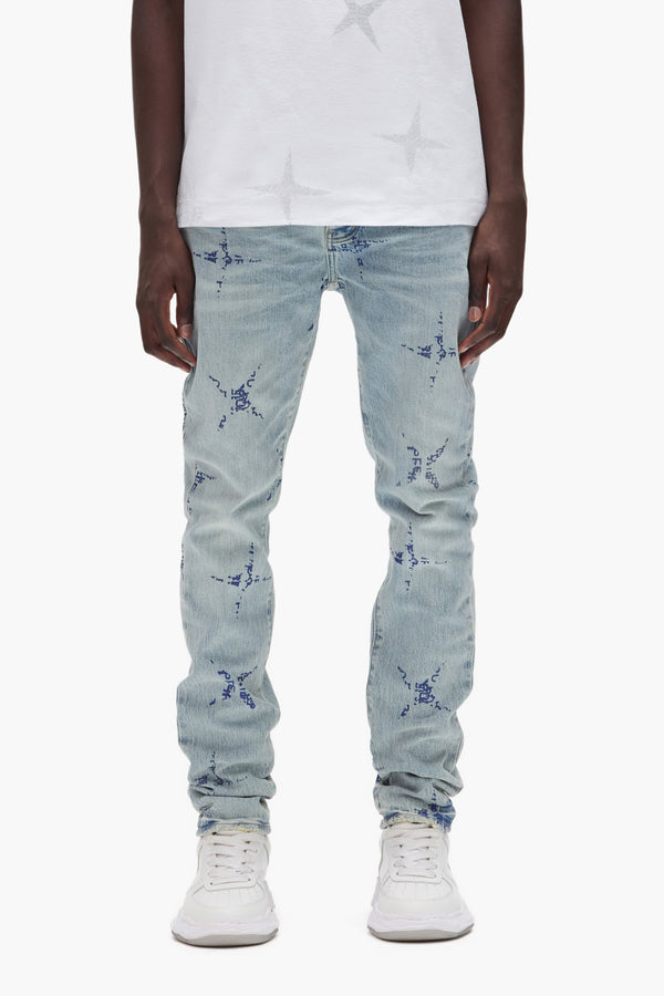 purple brand P001 Star Monogram Blue