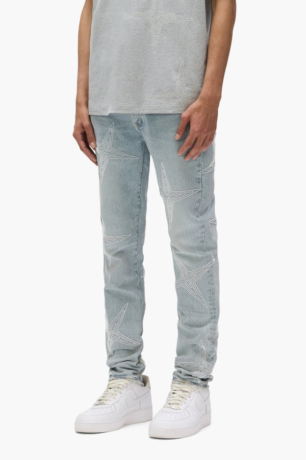 Purple Brand P001 Tuft Stars Light Indigo