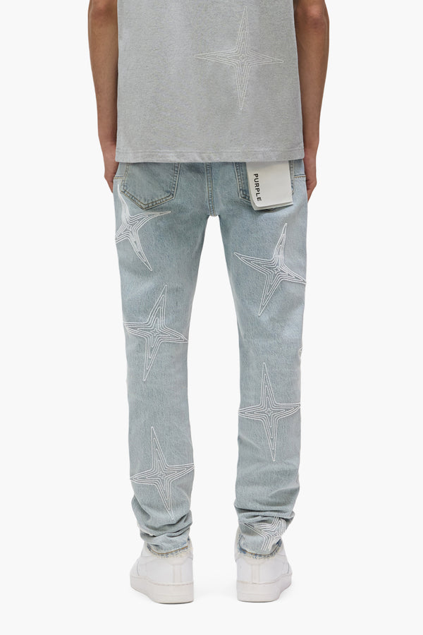 Purple Brand P001 Tuft Stars Light Indigo