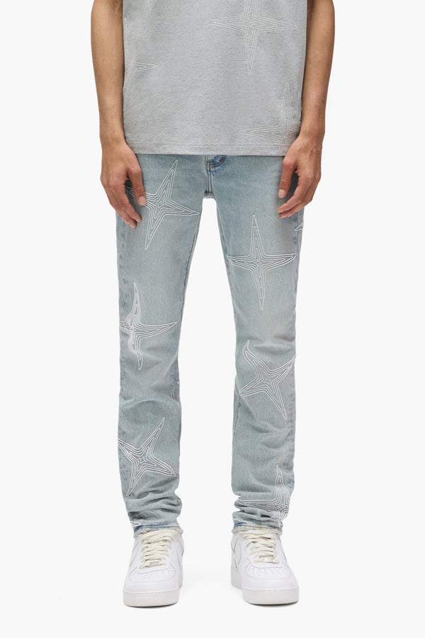 purple brand P001 Tuft Stars Light Indigo