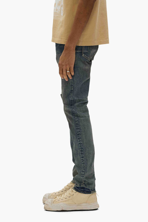 Purple Brand P001 Vintage Mechanic Worn Mid Indigo