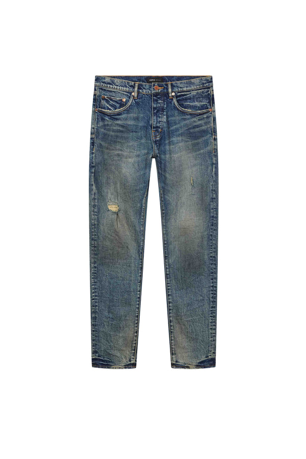 Purple Brand P001 Vintage Mechanic Worn Mid Indigo