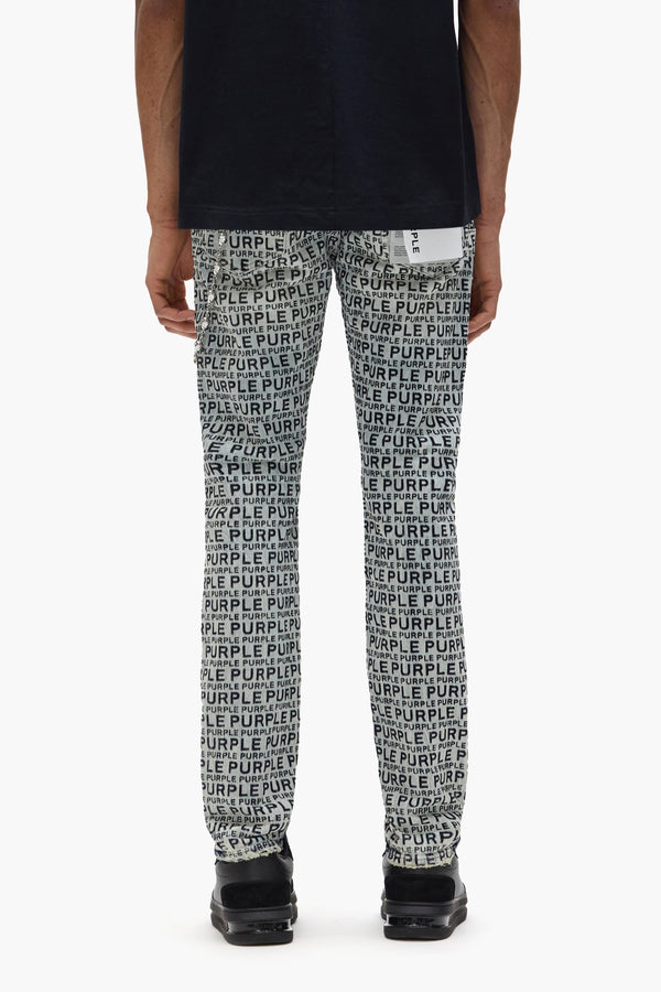 Purple Brand P001 Wordmark Flock Light Indigo