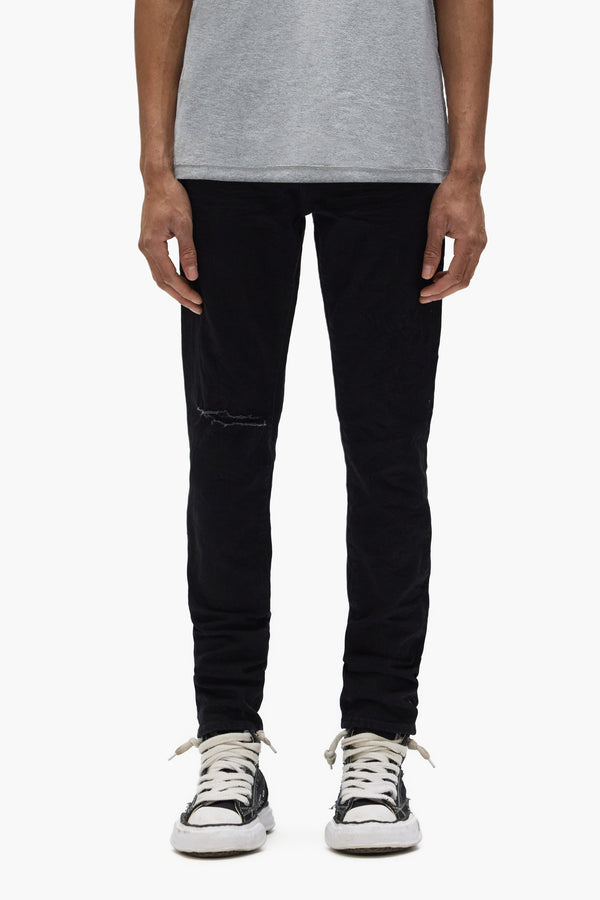 purple brand P002 Rinse Knee Slit Black