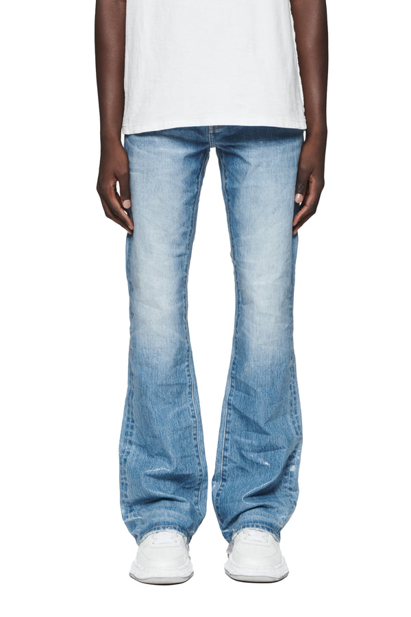 purple brand P004 Coated Flare Light Indigo