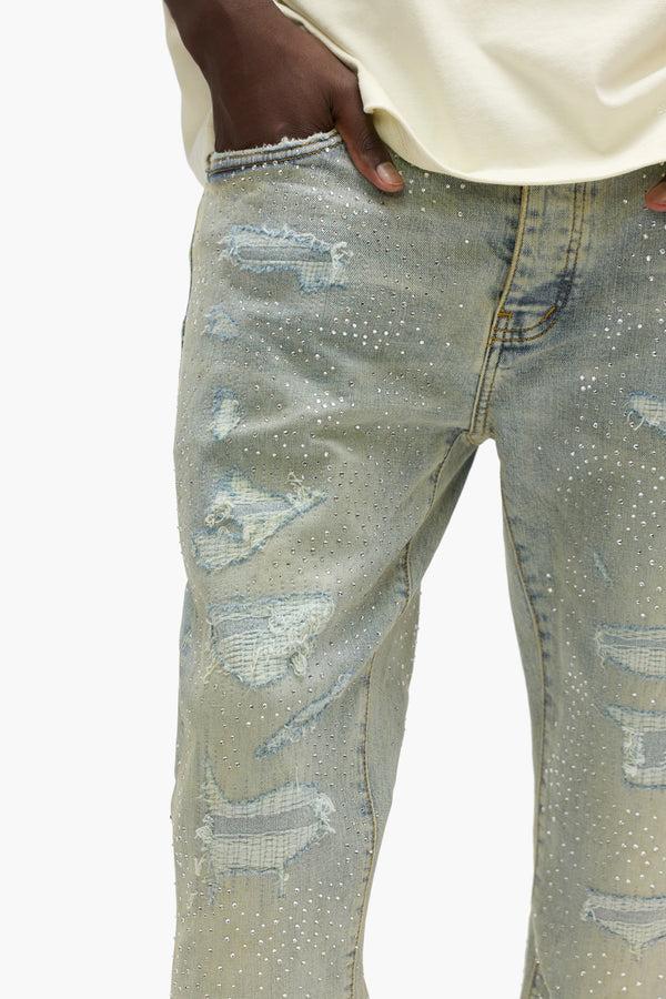 Purple Brand P004 Crystal Repair Light Indigo