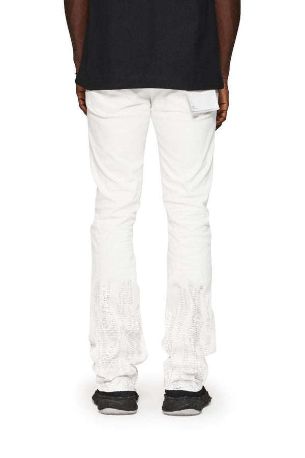 Purple Brand P004 Flamed Flare Off White