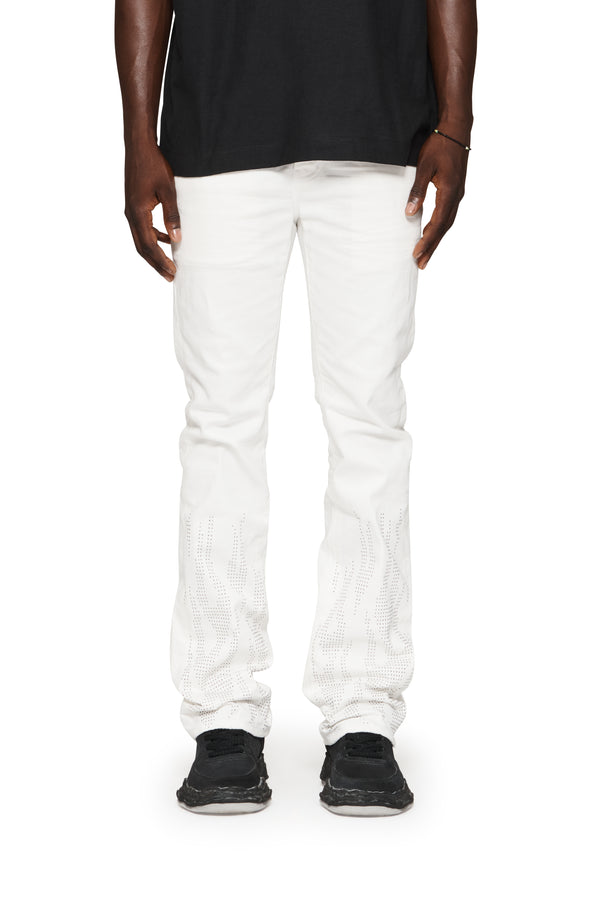 purple brand P004 Flamed Flare Off White