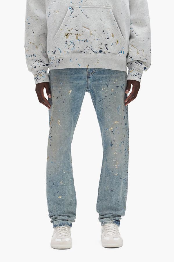 purple brand P005 Sequin Splatter Light Indigo