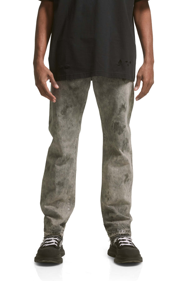 purple brand P011 Bleach Dipped Fade Gray