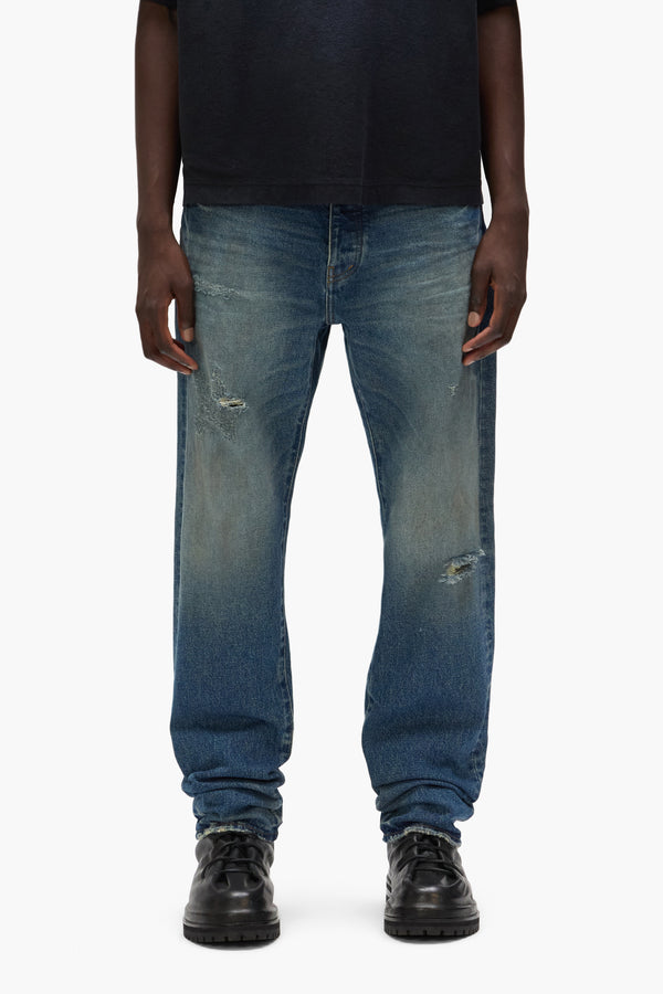 purple brand P011 Distressed Mid Indigo