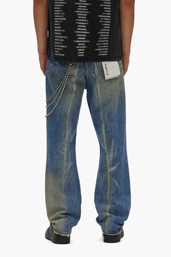 Purple Brand P011 Gaia Blowout Mid Indigo