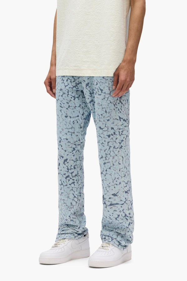 Purple Brand P011 Leopard Jacquard Light Indigo