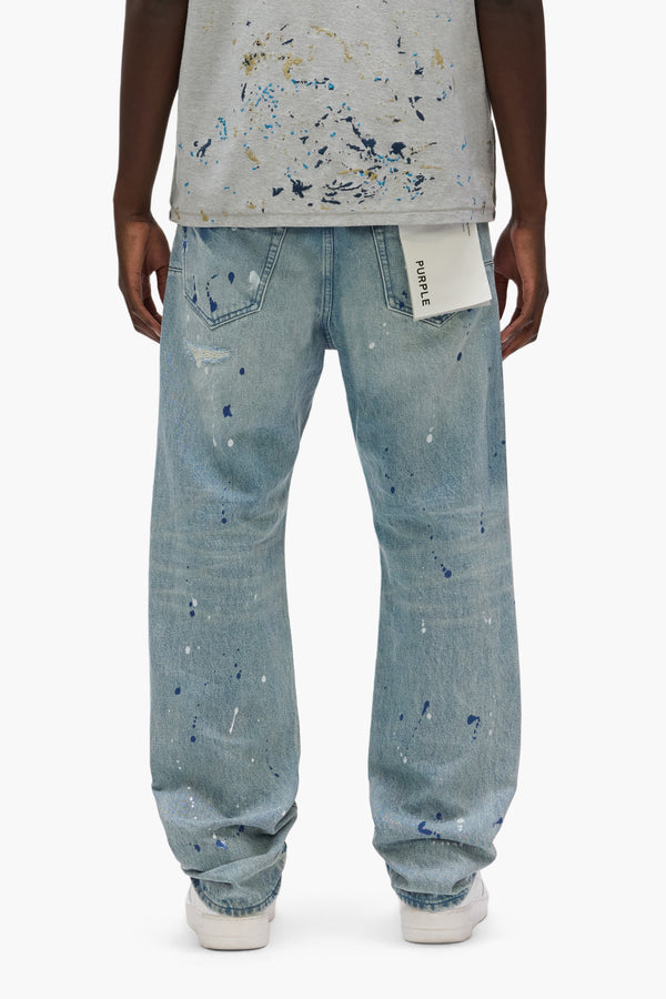 Purple Brand P011 Patch Repair Light Indigo