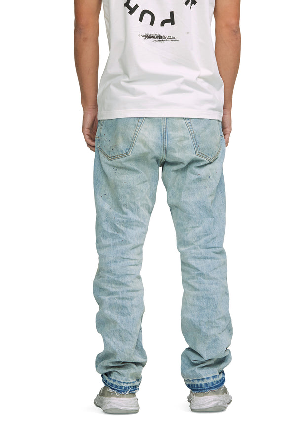 Purple Brand P011 Vintage Dirty Painted Light Blue