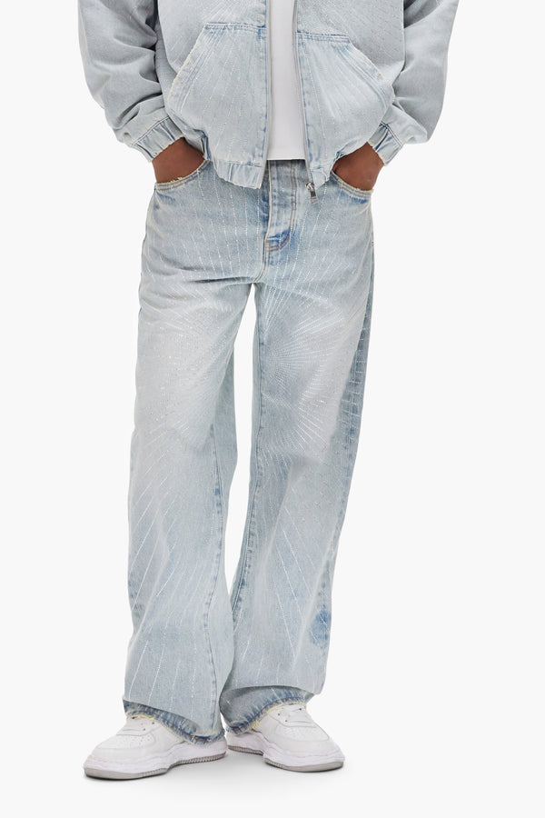 Purple Brand P018 Radial Hotfix Light Indigo