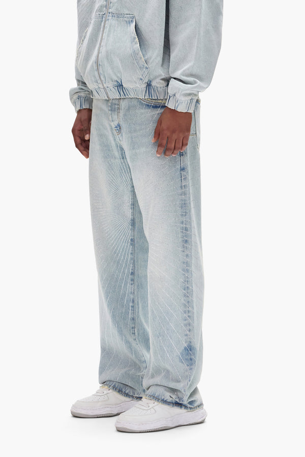 Purple Brand P018 Radial Hotfix Light Indigo