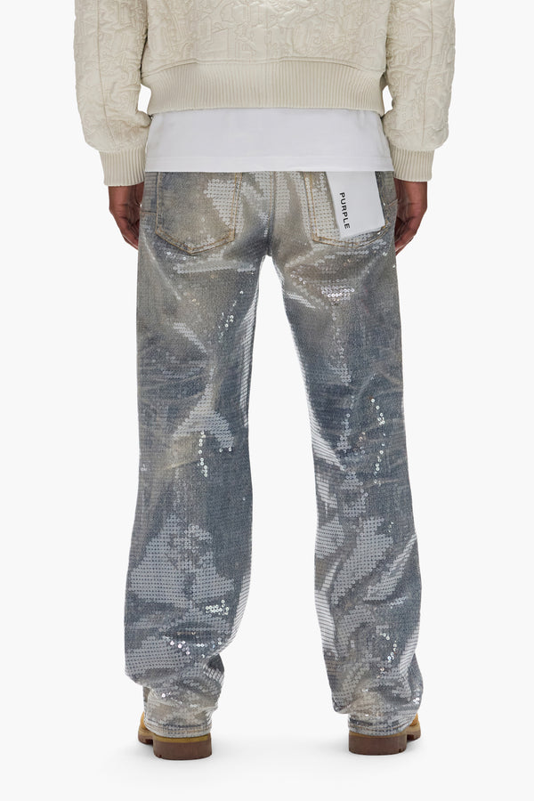 Purple Brand P018 Sequin Light Indigo