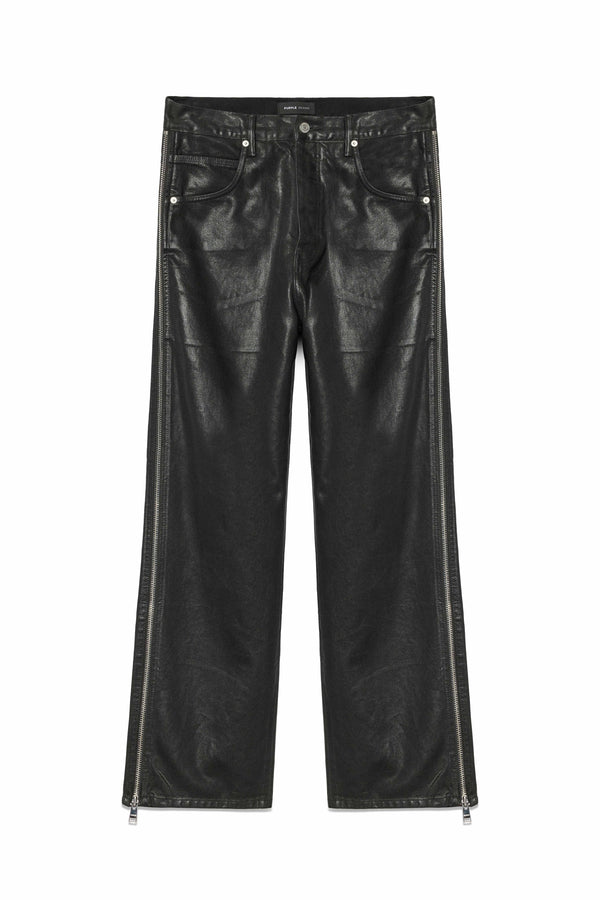 Purple Brand P018 Side Zip Coated Black