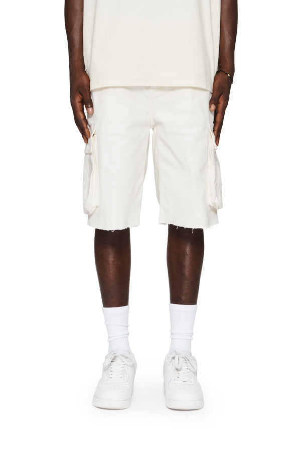 purple brand P022 High Shine Cargo Shorts