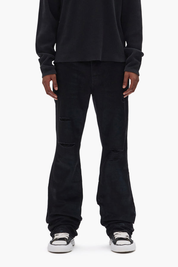 purple brand P026 Rinsed Black Foil Black