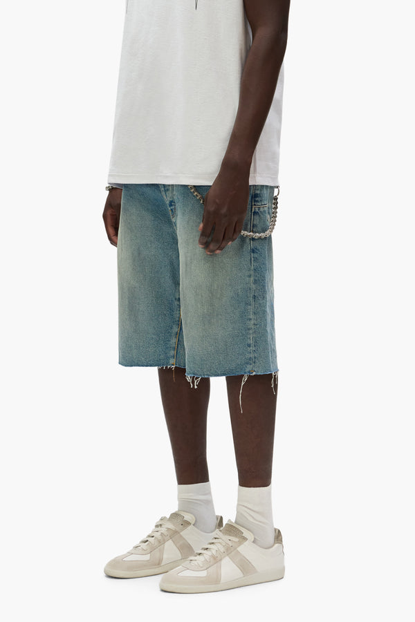 Purple Brand P059 Vintage Shorts Mid Indigo