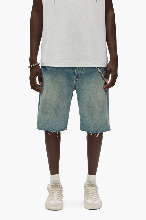 purple brand P059 Vintage Shorts Mid Indigo