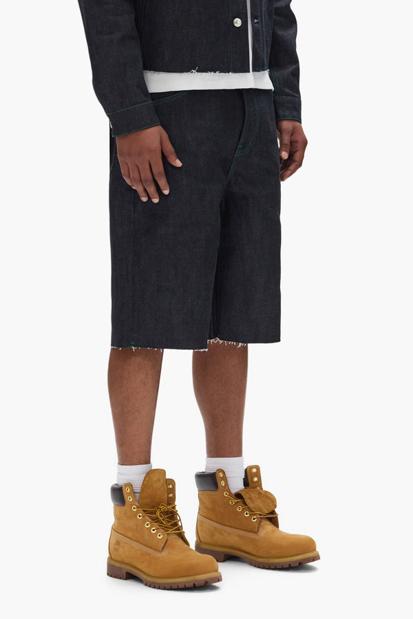 Purple Brand P070 Raw Shorts Dark Indigo