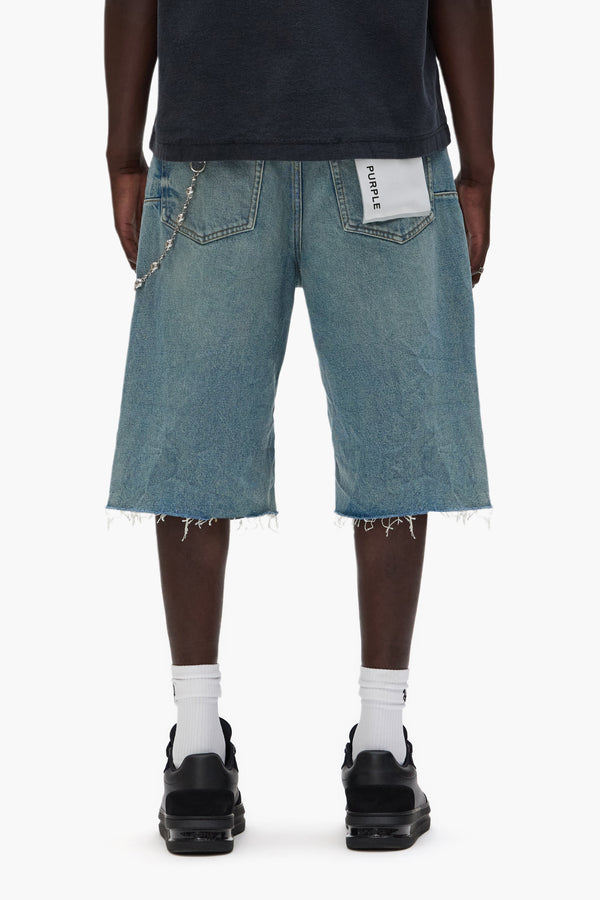 Purple Brand P070 Vintage Shorts Mid Indigo