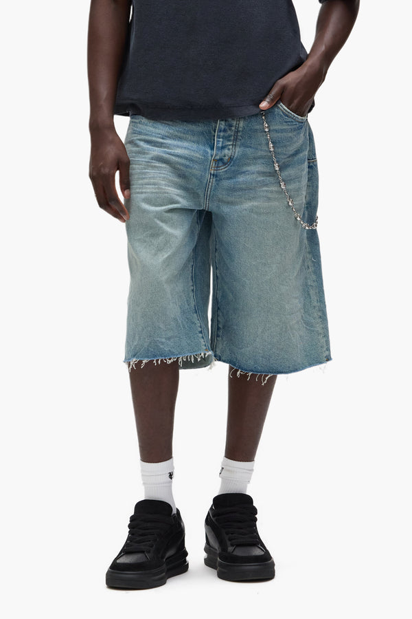 Purple Brand P070 Vintage Shorts Mid Indigo