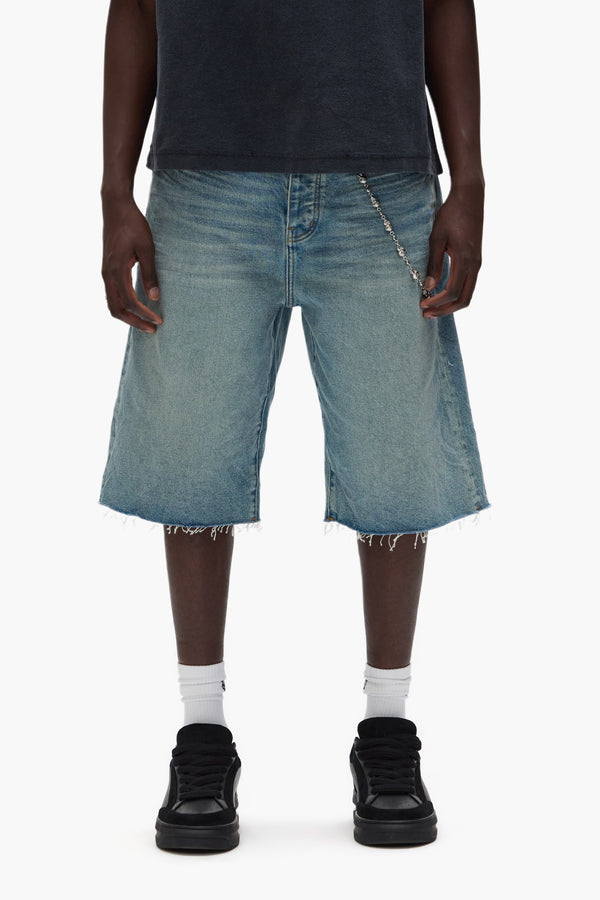 purple brand P070 Vintage Shorts Mid Indigo