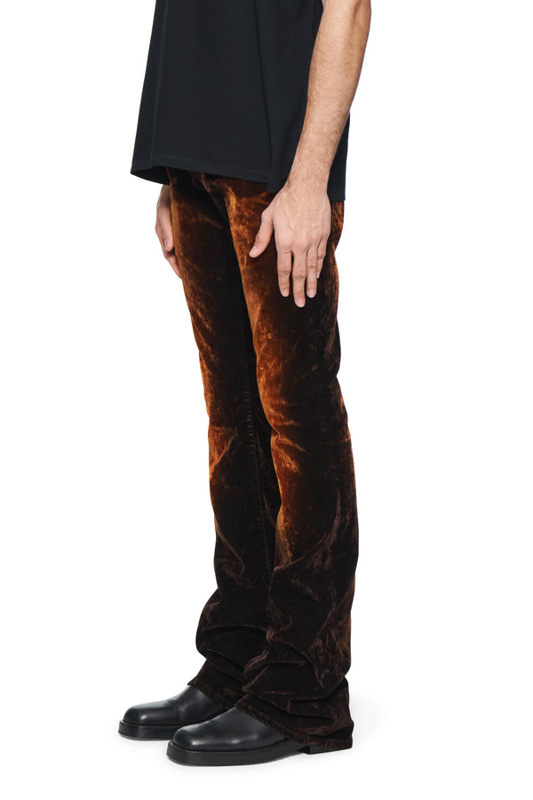 Purple Brand P072 Super Stack Flare Brown