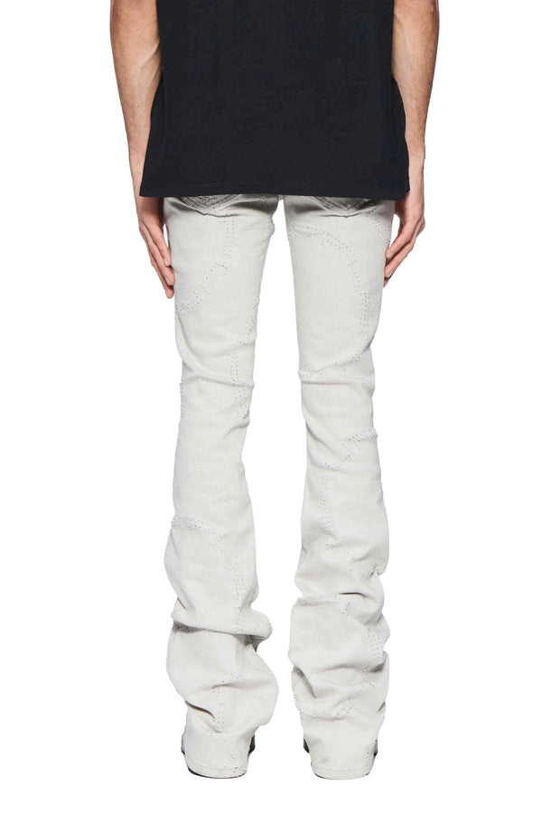 Purple Brand P072 Super Stack Flare Gray