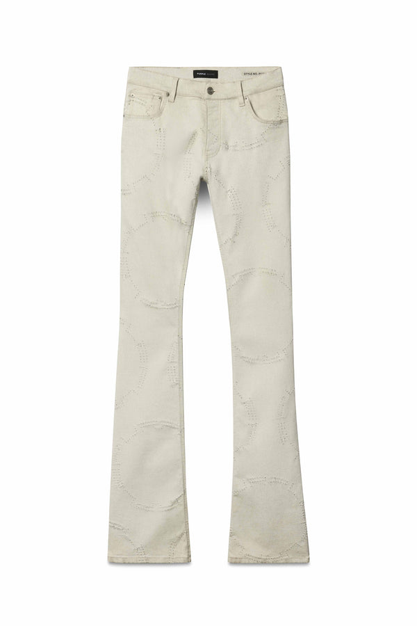 Purple Brand P072 Super Stack Flare Gray