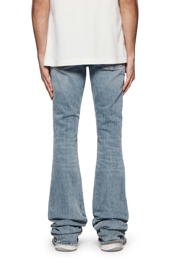 Purple Brand P072 Super Stack Flare Mid Indigo