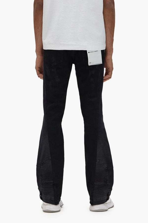 Purple Brand P094 Upside Down Flare Black