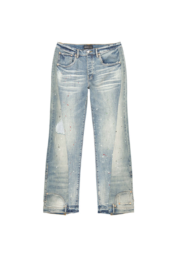 Purple Brand P094 Upside Down Flare Mid Indigo